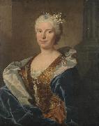 Hyacinthe Rigaud Portrait de Madame Grimaudet oil painting reproduction